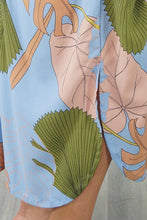 Load image into Gallery viewer, Sundrenched Bermuda Okinawa Blue Long Kaftan Dress. One Size Fits All.