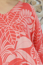 Load image into Gallery viewer, Sundrenched Long Kaftan Dress In Betelnut Melon. One Size Fits All.