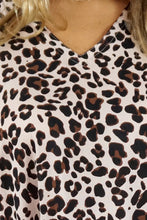 Load image into Gallery viewer, Sundrenched 'Bright Safari' Brown & Beige Long Kaftan Dress. One Size Fits All.