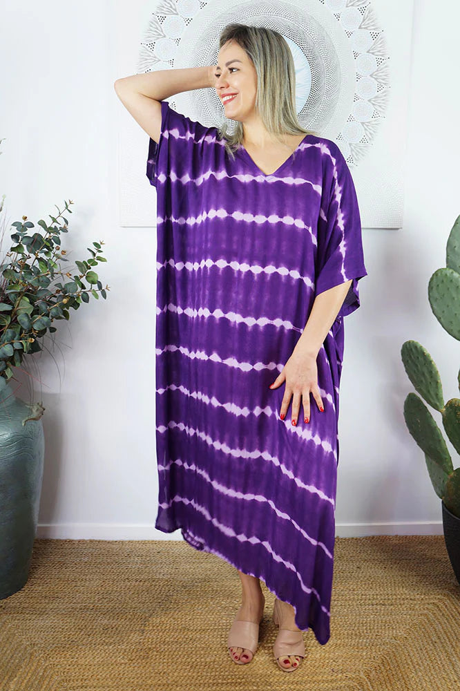 Long Urdha Dress - Violet/Opal Purple main image 0