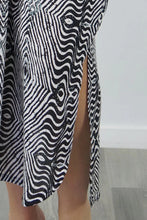 Load image into Gallery viewer, Sundrenched Papua Black Long Kaftan Dress. One size fits all.