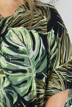 Load image into Gallery viewer, Sundrenched 'Sabai' Green & Black Long Kaftan Dress. One Size Fits All.