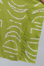 Load image into Gallery viewer, Kaftan Top in Half Moon Lime . One Size Fits All.