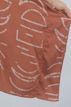 Load image into Gallery viewer, Kaftan Top In Half Moon Terracotta. One Size Fits All.
