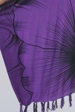 Load image into Gallery viewer, Sundrenched Outline Purple Kaftan Top.  One Size Fits All.