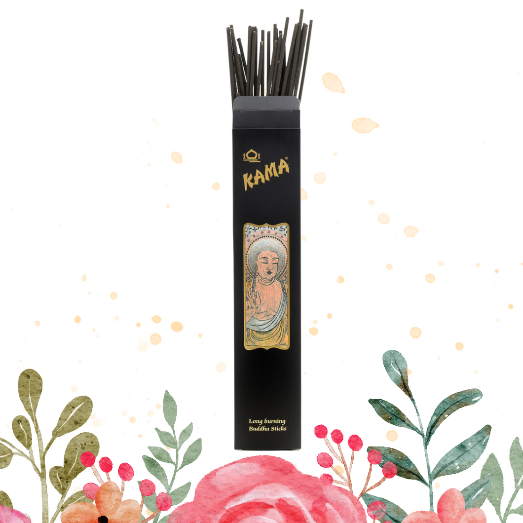 KAMA Long Burning Buddha Incense Sticks.  23cm In Length.