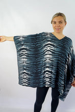 Load image into Gallery viewer, Wildcat Blue/Grey Kaftan Top | One Size Fits All

