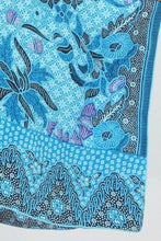 Load image into Gallery viewer, Kaftan Top in Bandung Batik Aqua.  One Size Fits All.
