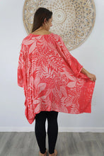 Load image into Gallery viewer, Betelnut Festive Melon Kaftan Top.  One Size Fits All.
