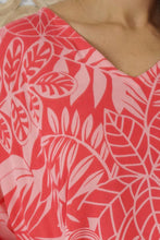 Load image into Gallery viewer, Betelnut Festive Melon Kaftan Top.  One Size Fits All.
