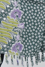 Load image into Gallery viewer, Kaftan Top in Kediri Green.  One Size Fits All.
