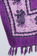 Load image into Gallery viewer, Kaftan Top Ganesha Purple.  One Size Fits All.
