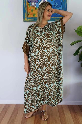 Plus size long kaftan