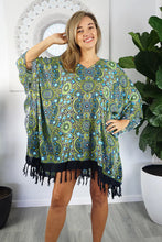 Load image into Gallery viewer, Plus size kaftan top 
